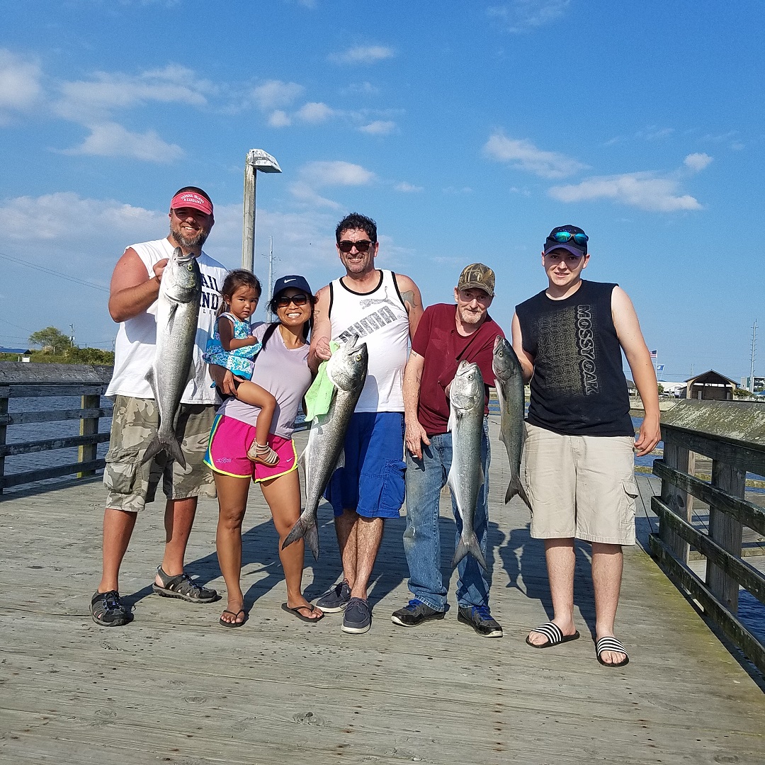 Topsail Island Fishing Report April – May 2017 – Chopper Blues in the Sound!
