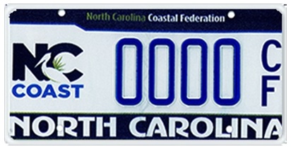 NC Coast custom NC plate